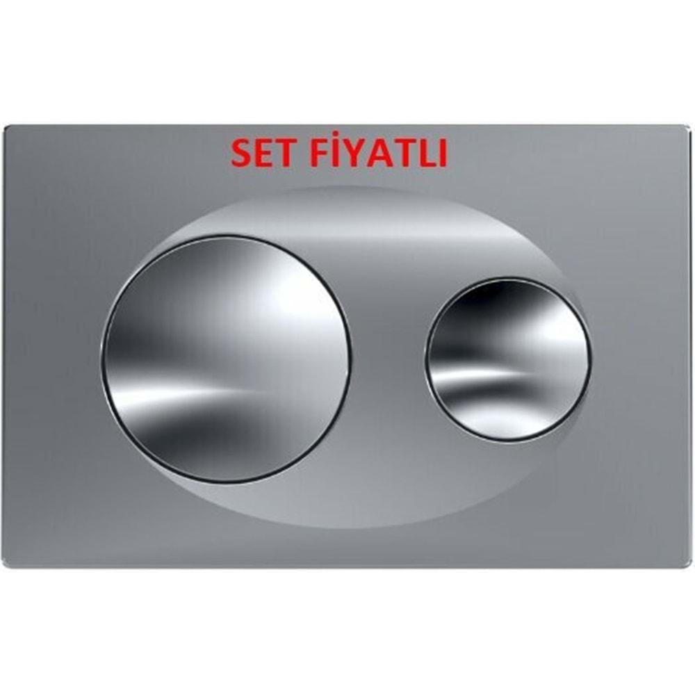 SEREL KUMANDA PANELİ MAT/ KROM (SET FİYATLI)