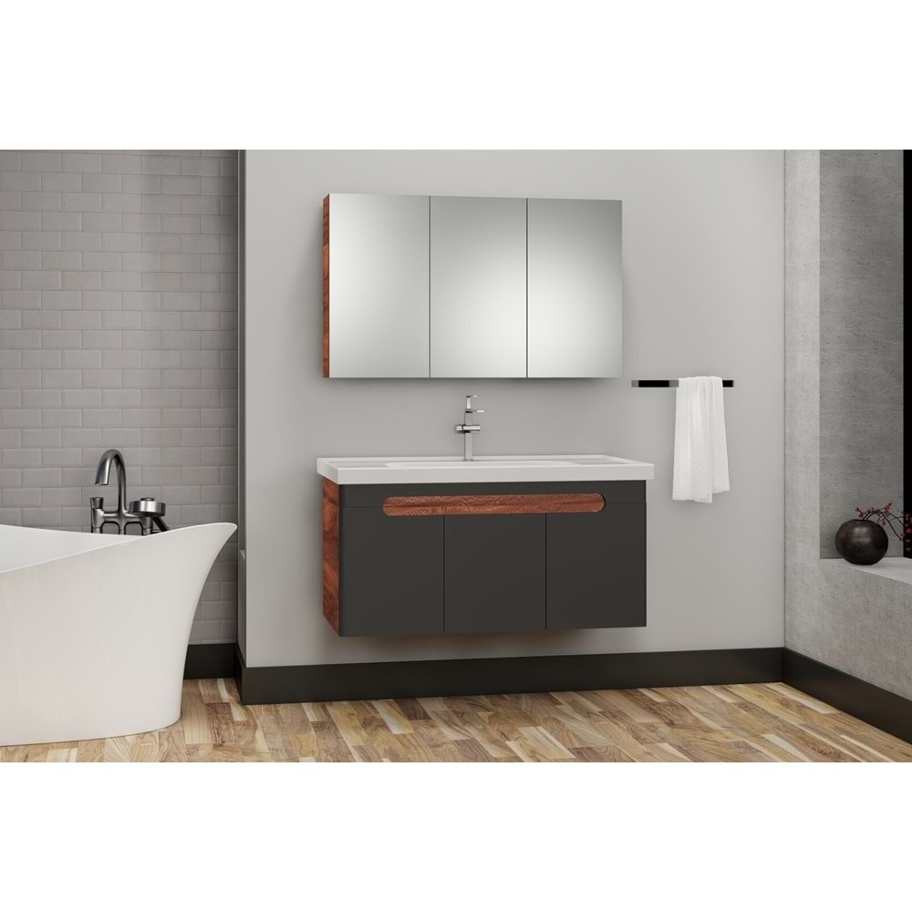 AİZANOİ 100 CM BANYO DOLABI TKM