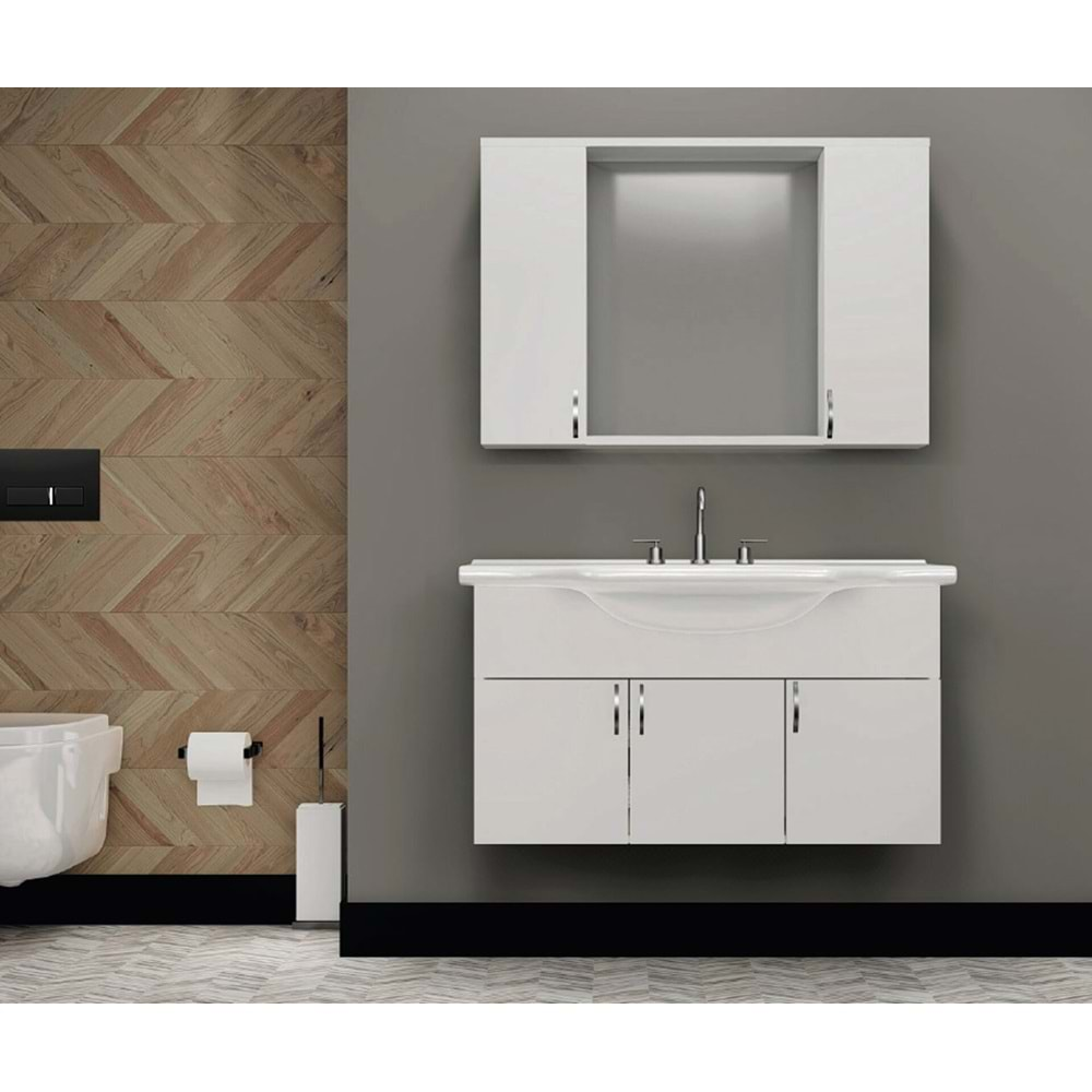 GİRİT 100 CM BANYO DOLABI TKM