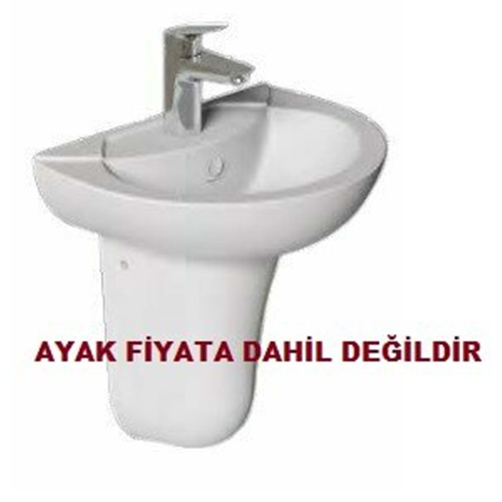 BAGNO OVAL 40*50 DELİKSİZ LAVABO