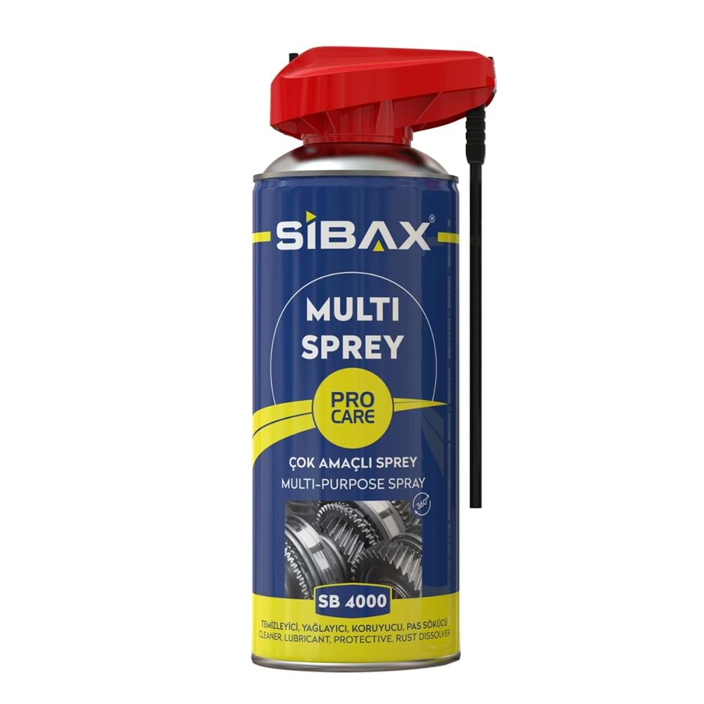 Sibax Pas Sökücü Çok Amaçlı Multi Sprey 400 ml Kobra Başlık