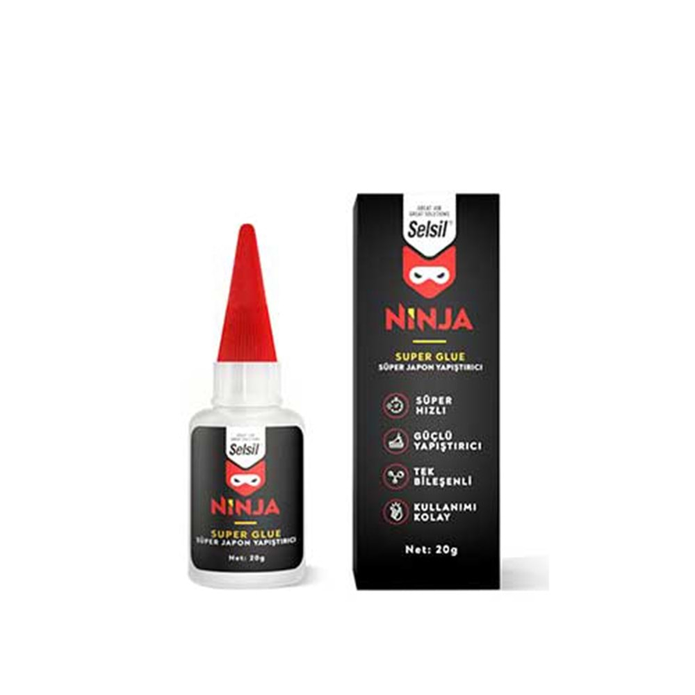 Selsil Ninja Süper Yapıştırıcı 20 Gr