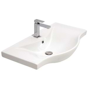 ALVİT TULIP 80 CM LAVABO - OVAL