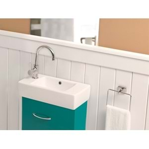 TURKUAZ CİTY LAVABO 25*50 CM (SOLDAN DELİKLİ)