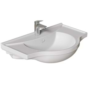 BAGNO KLASİK ETEJERLİ LAVABO 80 CM