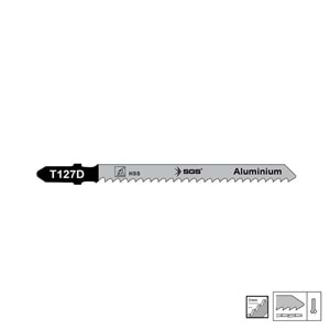 SGS Alüminyum Dekupaj Ağzı 100mm x 7.9mm T127D - 5 Adet