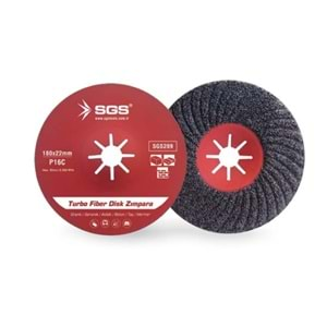 SGS Turbo Fiber Disk Zımpara 180mm