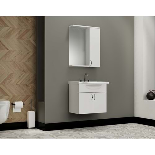 GİRİT 65 CM BANYO DOLABI TKM (SAMBA)