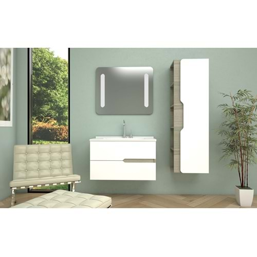 TRİPOLİS 85 CM BANYO DOLABI TKM