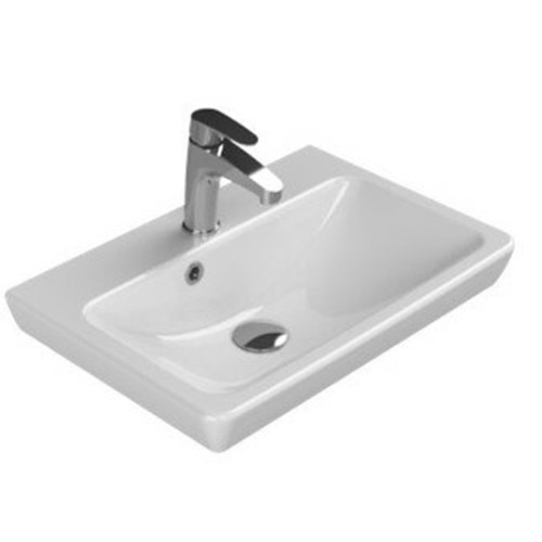 TURKUAZ PORTO ETEJERLİ LAVABO 55 CM (DERİNLİĞİ 38 CM)