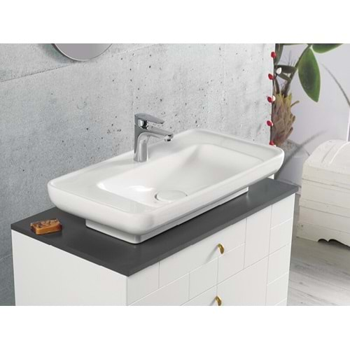 TURKUAZ LAL LAVABO 80 CM