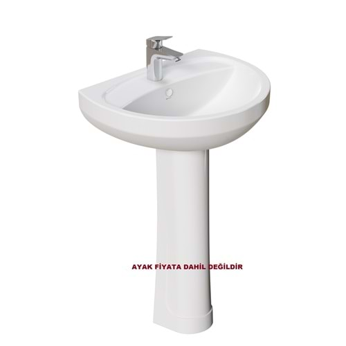 BAGNO OVAL 50*60 DELİKLİ LAVABO (SIMENA)