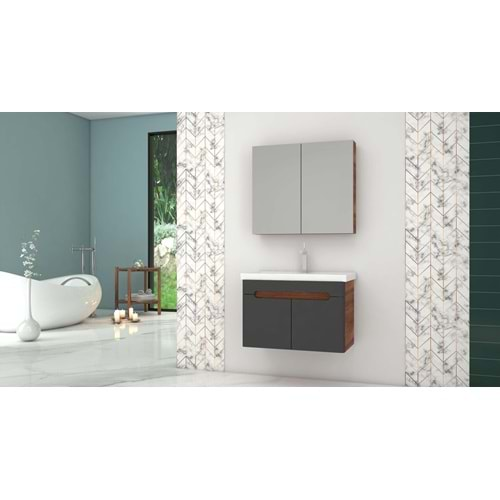 AİZANOİ 65 CM BANYO DOLABI TKM